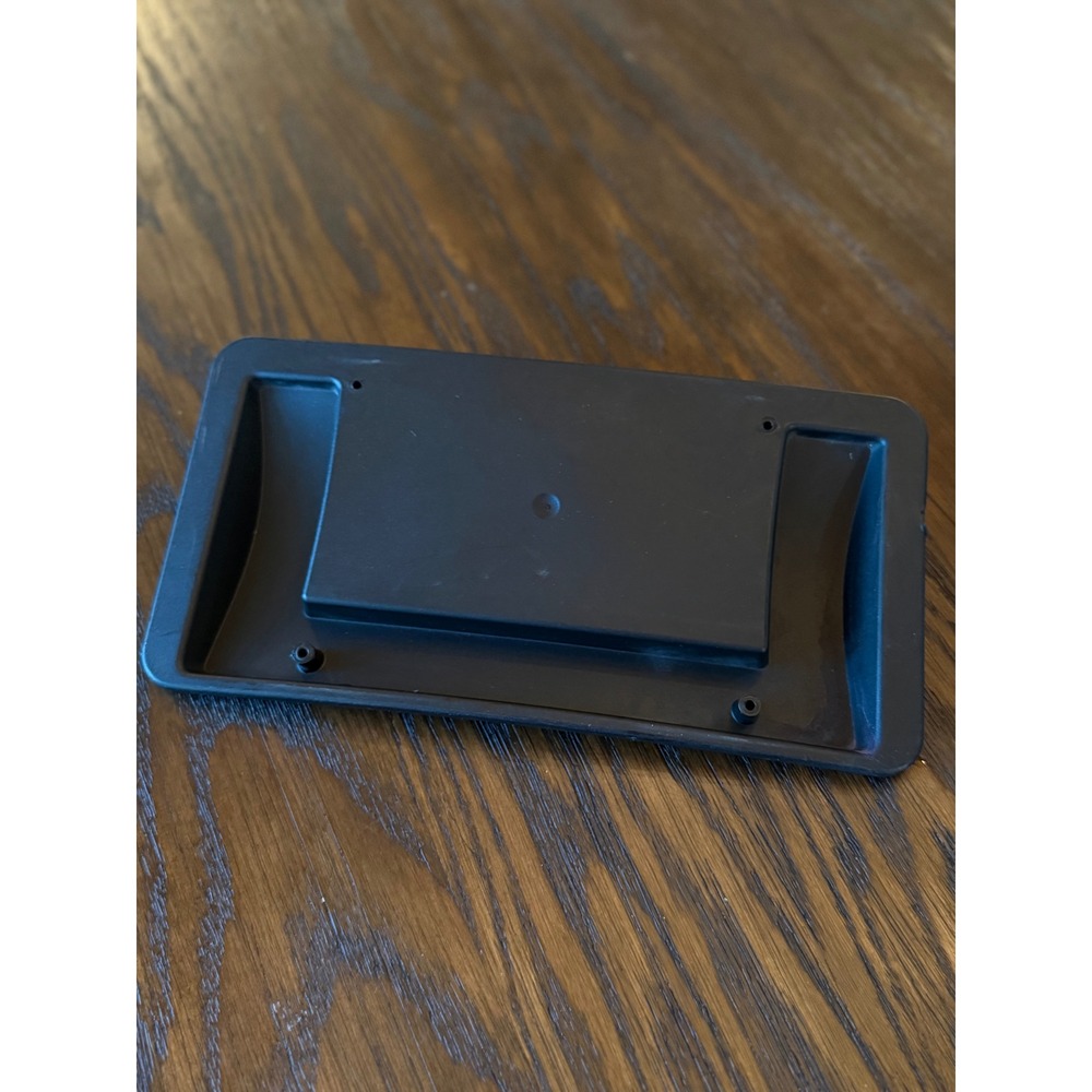 Tesla Front License Plate Bracket Model 3 OS Black‎ Good OEM Mounting Assembly